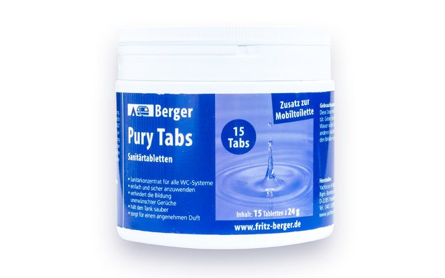 Berger Pury Blue Sanitärtabletten 15 Tabs