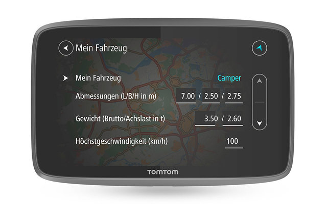 TomTom Go Camper Navigationssystem