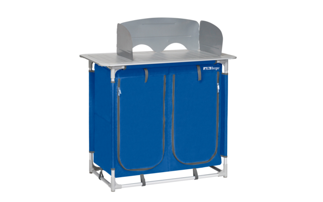 Berger Küchenbox 4 Fächer blau