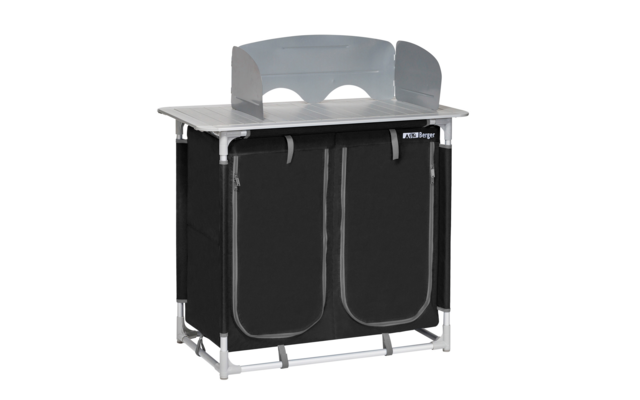 Berger Küchenbox 4 Fächer schwarz