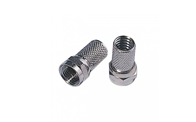 F-Stecker für Koax-Kabel