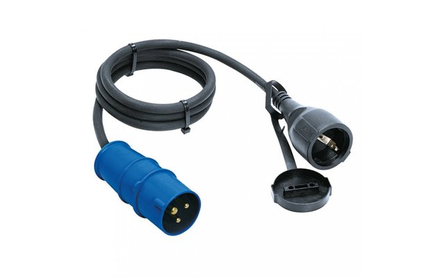 Berger Adapterleitung CEE-Stecker 3-polig auf Schutzkontakt-Kupplung