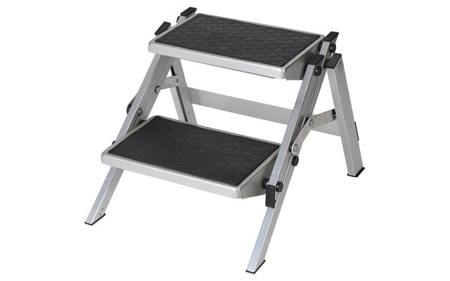 Doppeltrittstufe Aluminium