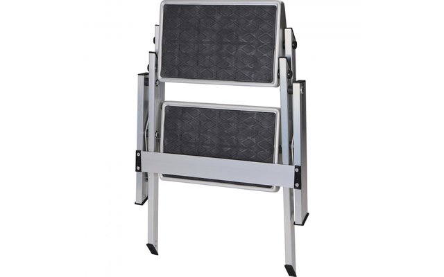 Doppeltrittstufe Aluminium