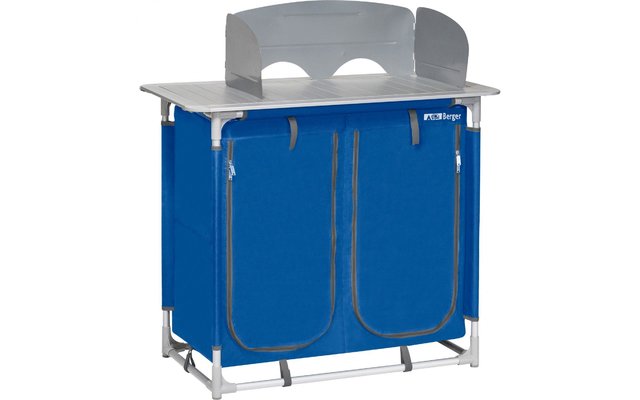Berger Küchenbox 4 Fächer blau