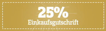 25% Einkaufsgutschein
