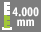 Produkticon Wassersäule 4.000 mm