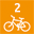 Für 2 Fahrräder geeignet Produkticon Für 2 Fahrräder geeignet