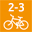 Für 2-3 Fahrräder geeignet Produkticon Für 2-3 Fahrräder geeignet