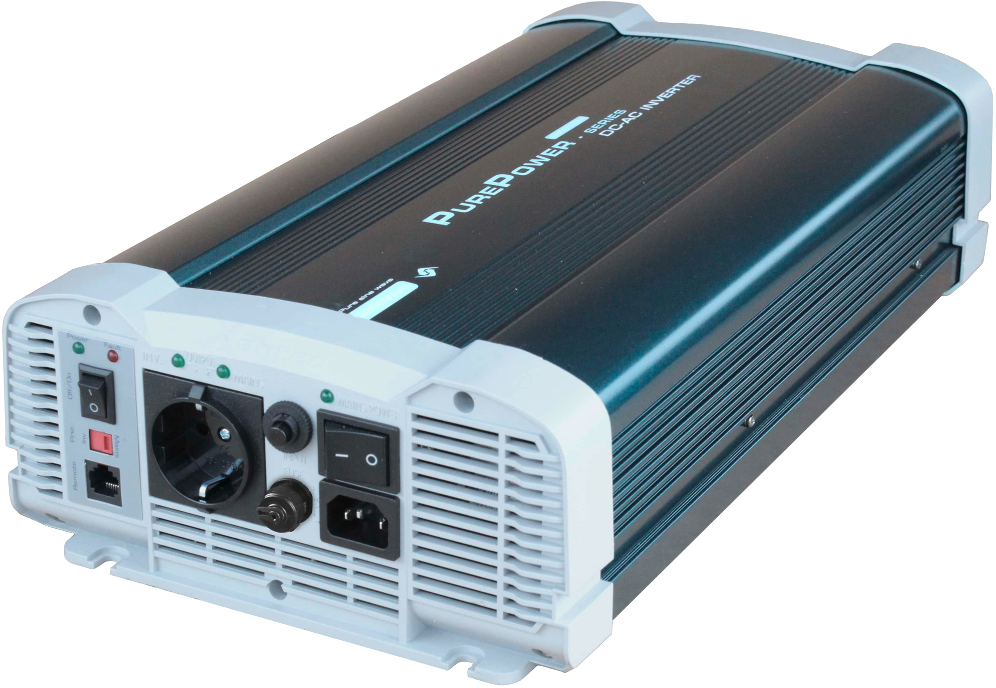 Xenteq PPS 3000-212 Wechselrichter mit eingebautem Umschaltrelais 12 V DC - 230 V AC reine Sinuswelle mit A...