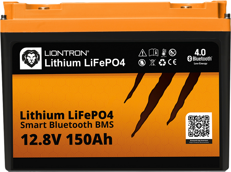 Liontron LiFePO4 Lithium Batterie 12 V 150 Ah all in One - Fahrzeug-Batterien