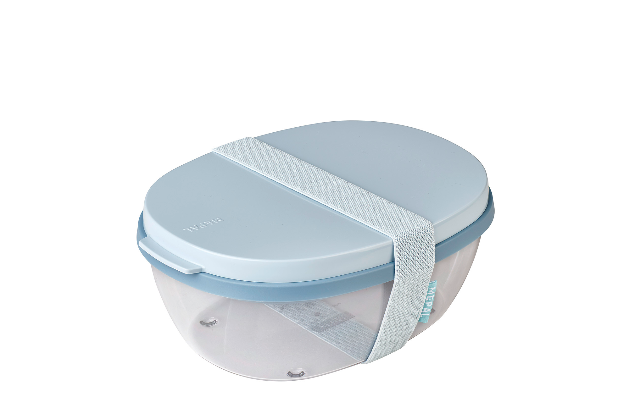 Mepal Salatbox ellipse nordic blue
