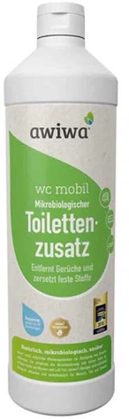 Awiwa WC Mobil Toilettenzusatz mikrobiologisch 1 Liter - Sanitärzusätze & -flüssigkeiten
