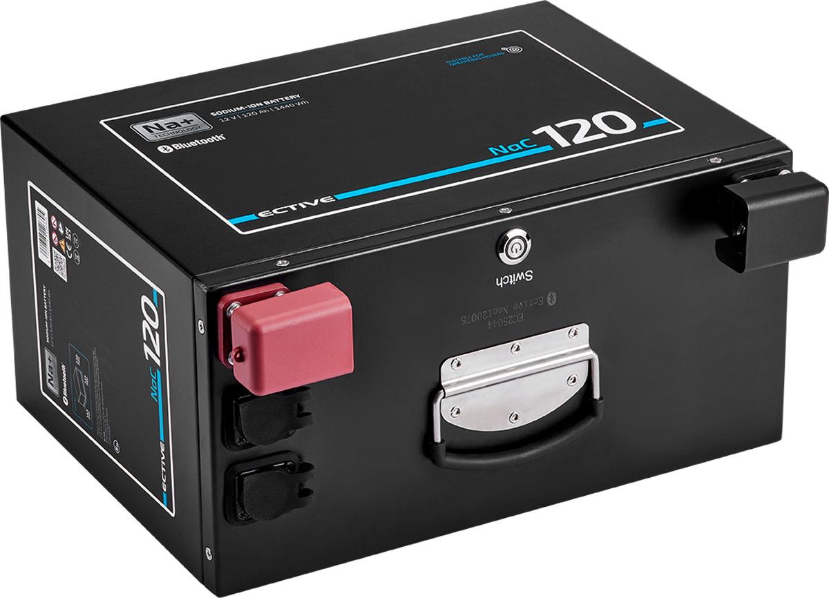 Ective NaC BT Natrium Moverbatterie Hochstrombatterie 12V / 120 Ah - Fahrzeug-Batterien
