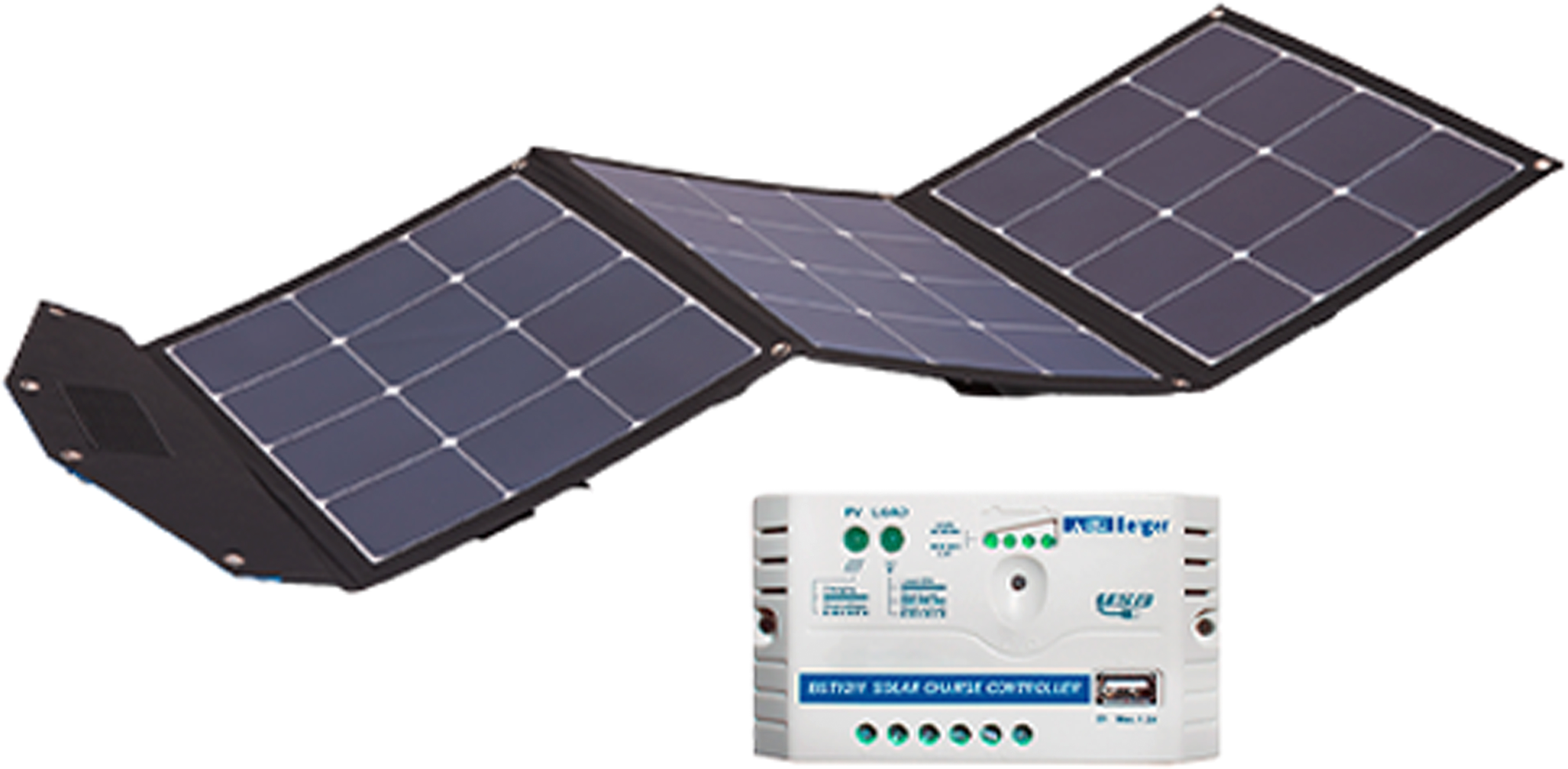 Berger Smart Travel Faltbares Solarmodul 120 W inkl. Solar-Laderegler - Solarmodule