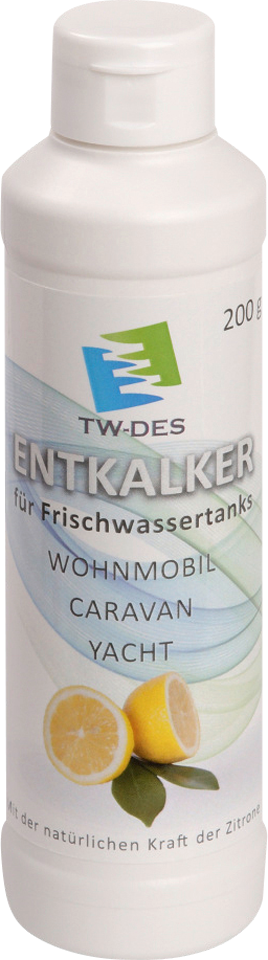 TW-DES Entkalker mit Zitronensäure 200 g für Frischwassersysteme bis 125 Liter - Trinkwasseraufbereitung
