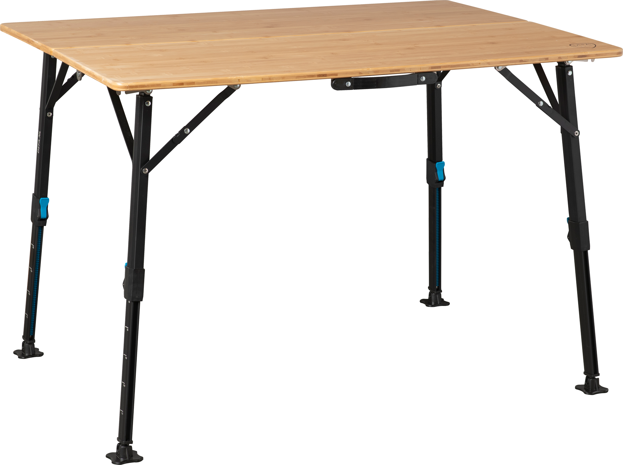 Defa BLS Campingtisch Bambus höhenverstellbar 100 x 72 cm - Klapptische