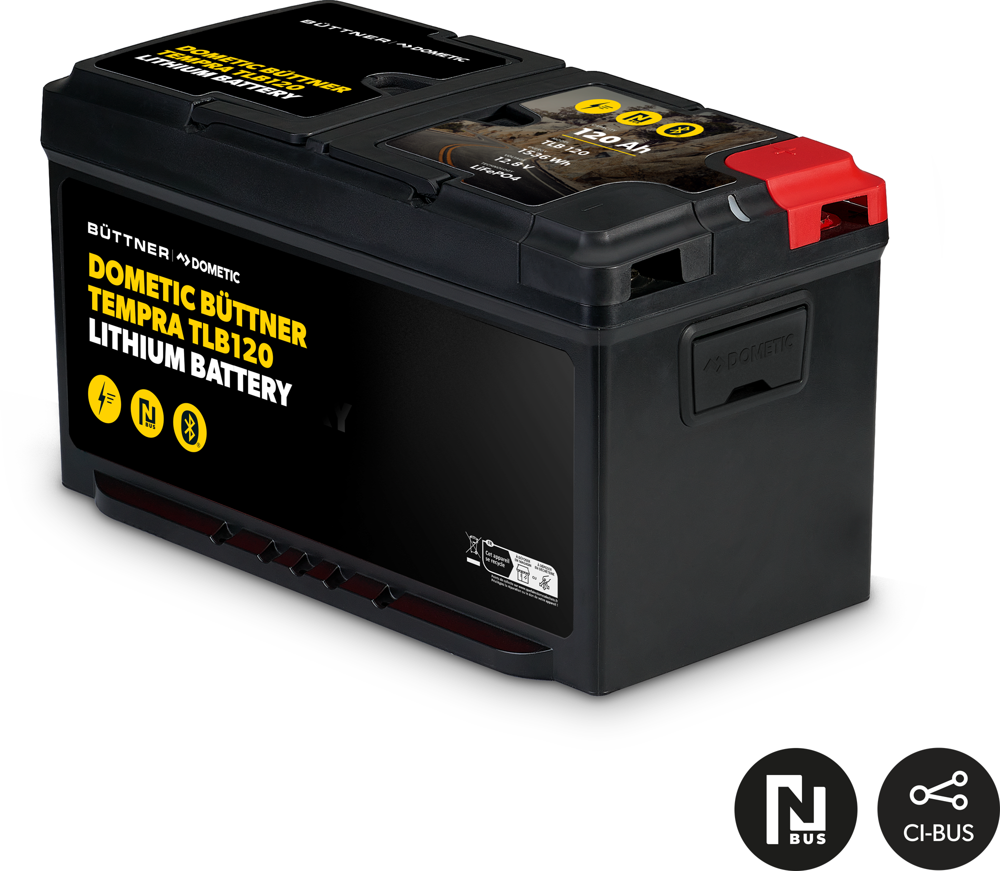 Dometic  Büttner Lithiumbatterie Tempra TLB120 12 V / 120 Ah - Fahrzeug-Batterien