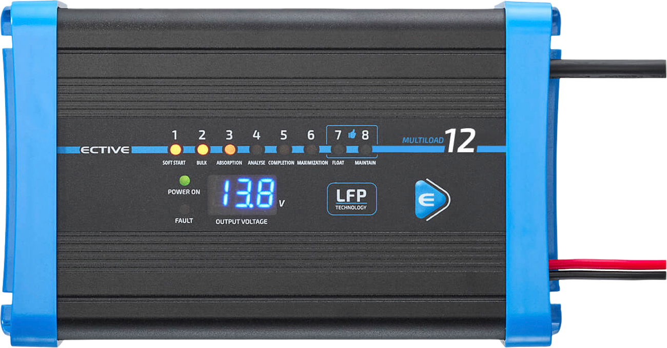 Ective Multiload LFP Ladegerät für LiFePO4-Batterien 12 V 12 LPF - Batterie-Ladegeräte