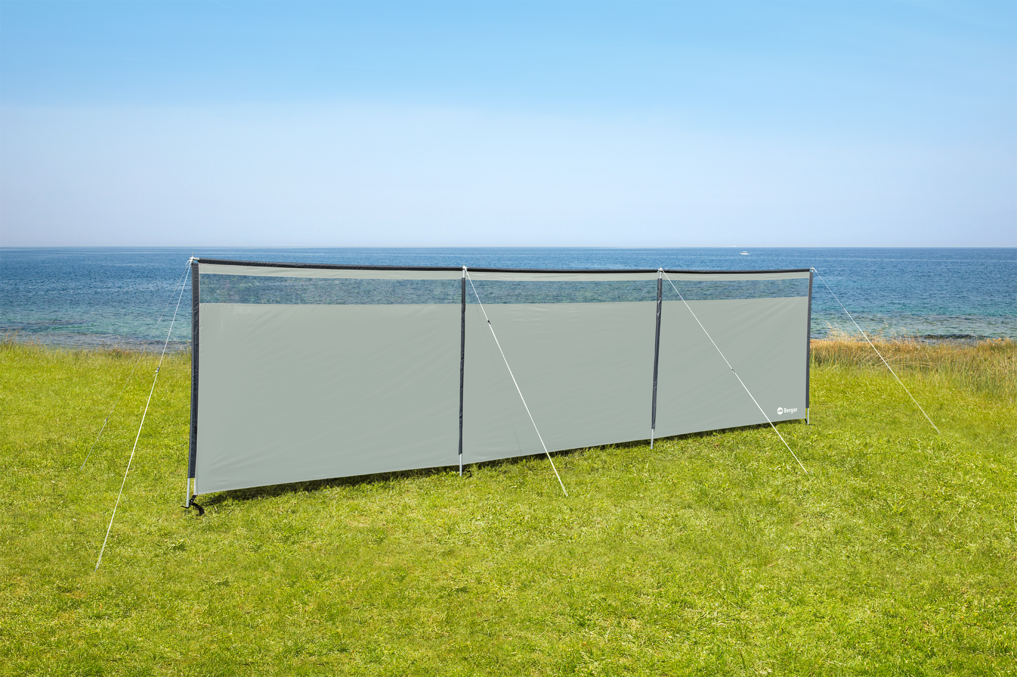Berger Panorama Windschutz grau, 600 x 150 cm