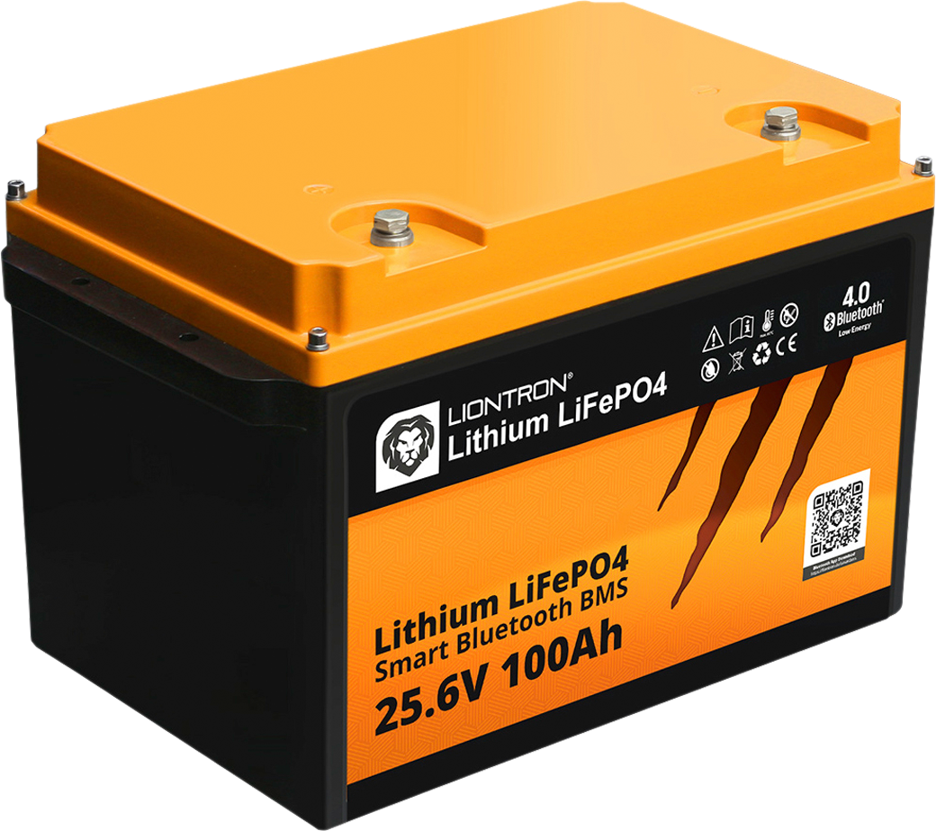 Liontron LiFePO4 Lithium Batterie 25,6 V 100 Ah all in One LX Smart BMS - Fahrzeug-Batterien