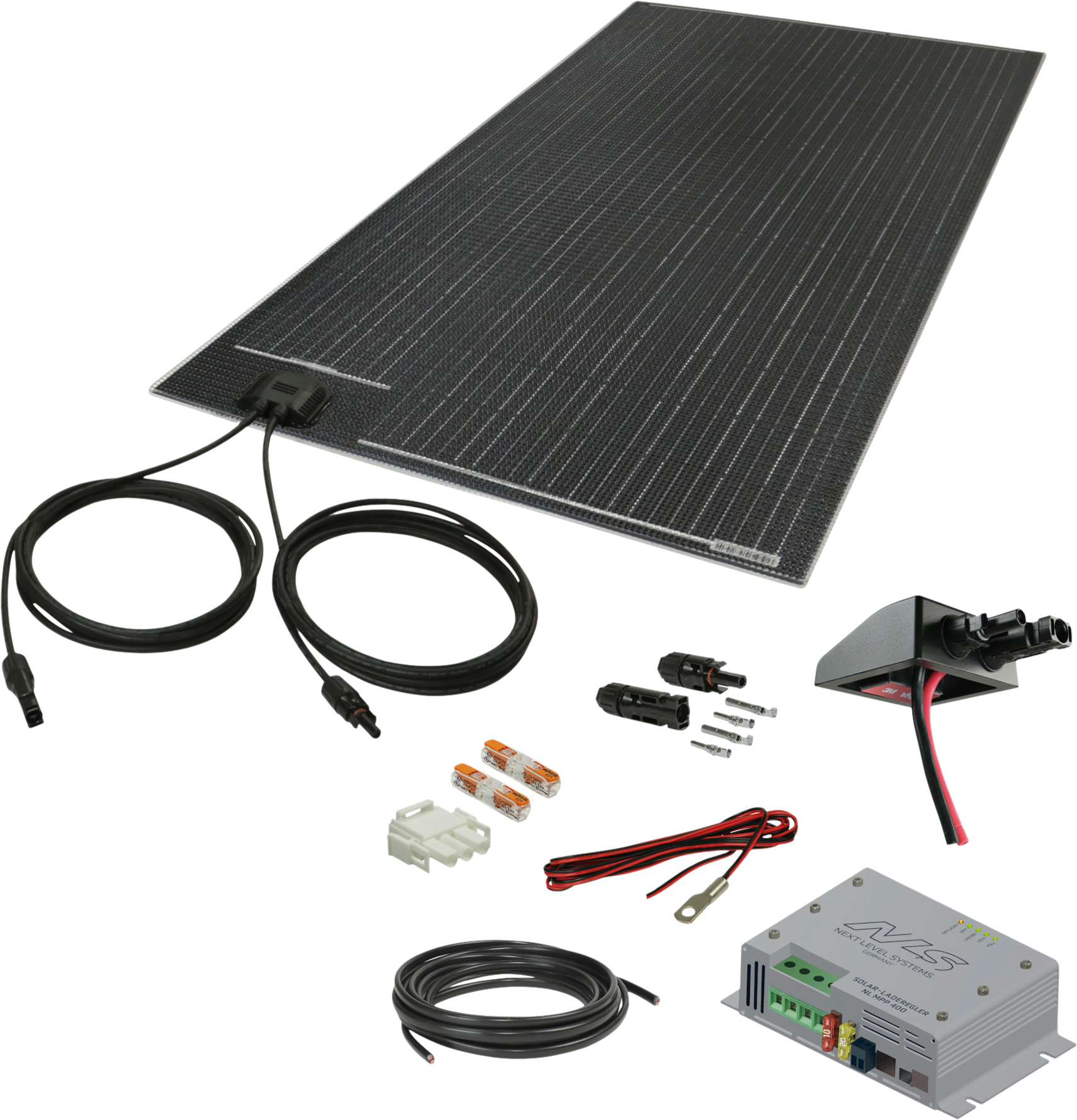 Next Level Systems NL FT Flat Type Solar Komplettsystem Modulanzahl 1 / 100 W - Solar-Komplettsets
