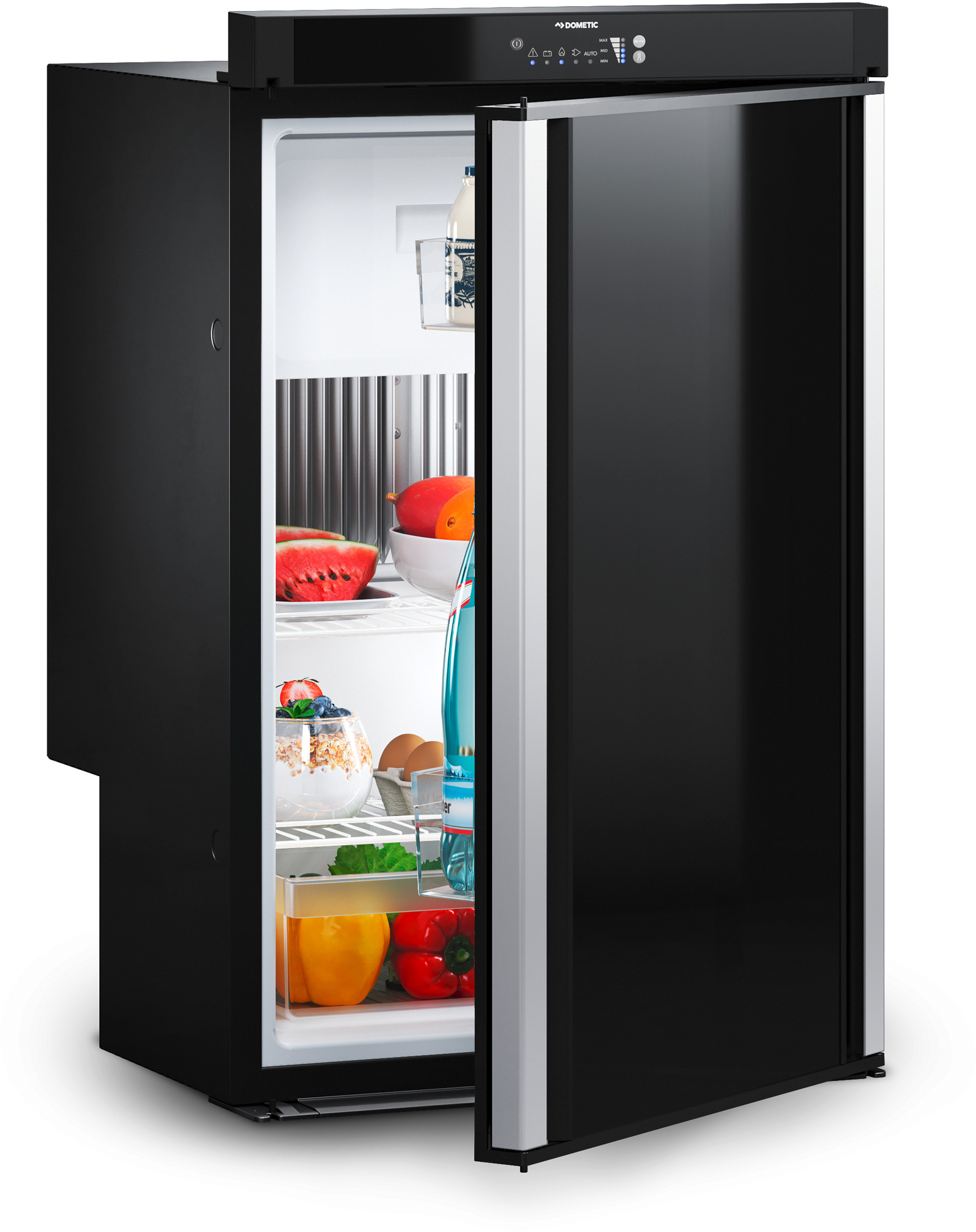 Dometic RMS 10.5G Absorberkühlschrank 83 Liter mit automatischer Energieauswahl (AES) schwarz - Standkühlsc...