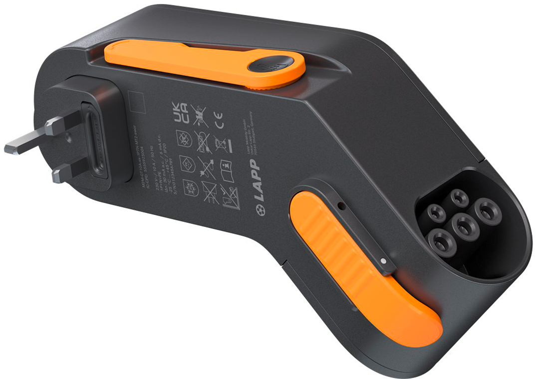 Lapp Mobility Dock UK Ladegerät für Elektrofahrzeug Typ 2 Mode 2 / 1-phasig 10 A bis 2,3 kW - Batterie-Lade...