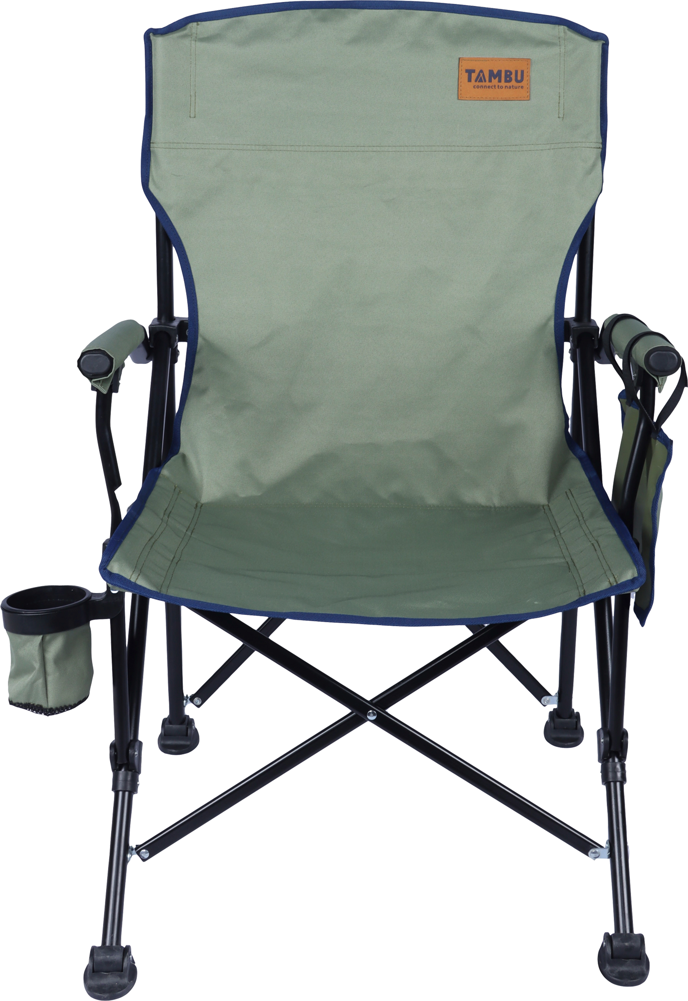 Tambu Nadira Camping Faltstuhl aus recyceltem Polyester bis 120 kg - Faltstühle