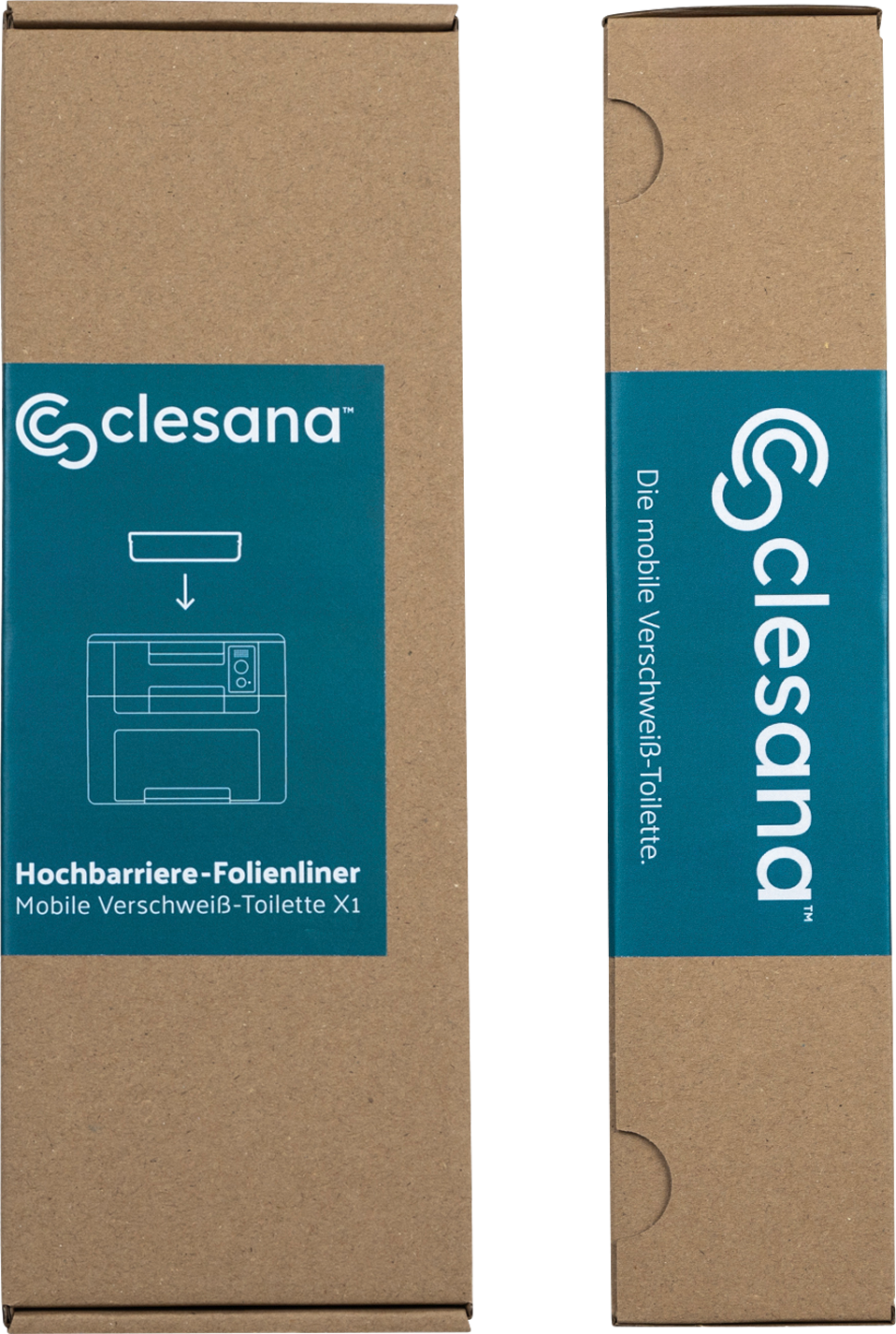 Clesana X1 Hochbarriere-Folienliner für mobile Verschweißtoilette geruchsdicht - Toilettenentlüftungen & Zu...