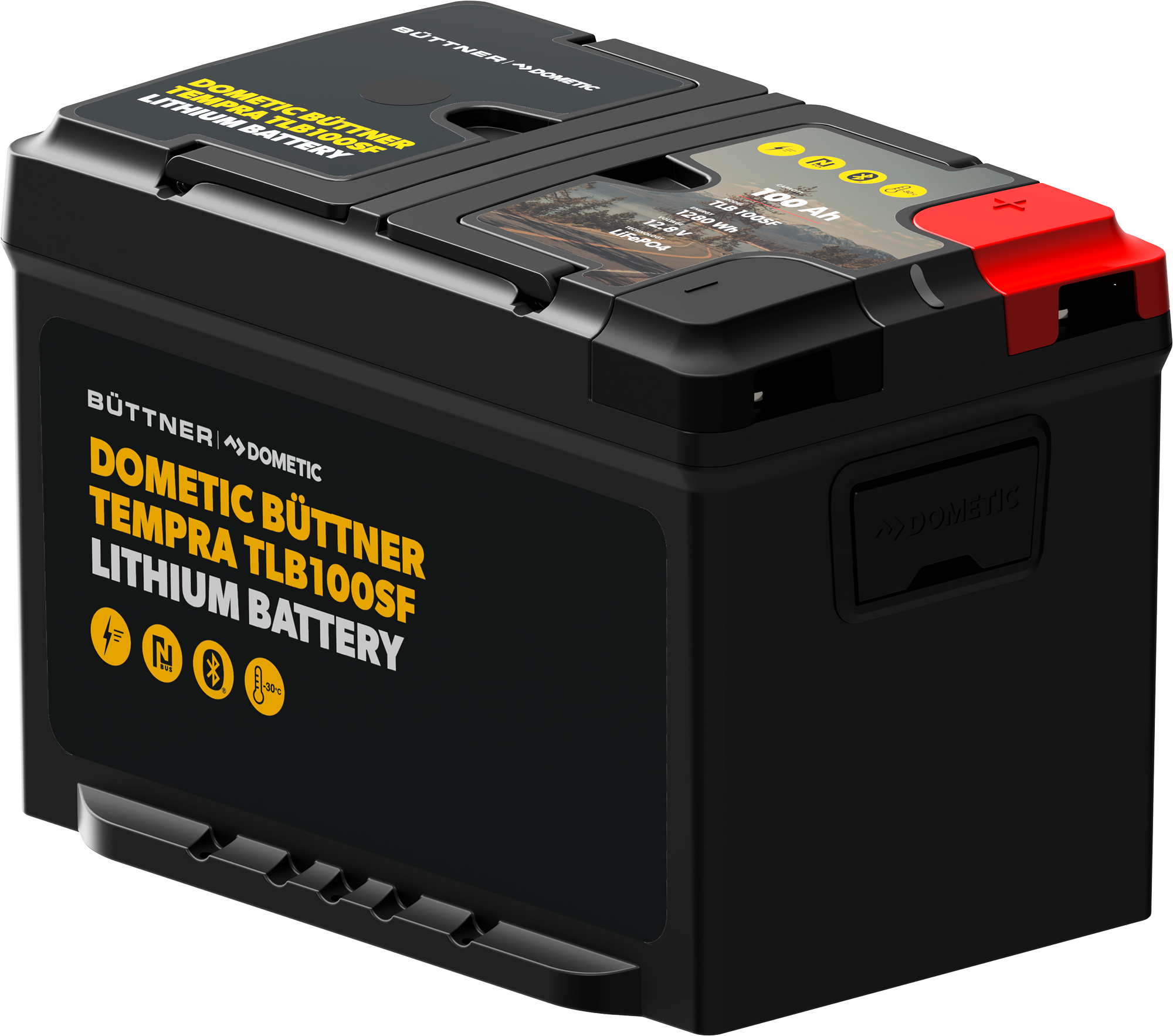 Dometic Büttner Tempra TLB 100SF LiFePO4 Lithium Batterie 100 Ah beheizt - Fahrzeug-Batterien von Büttner D...