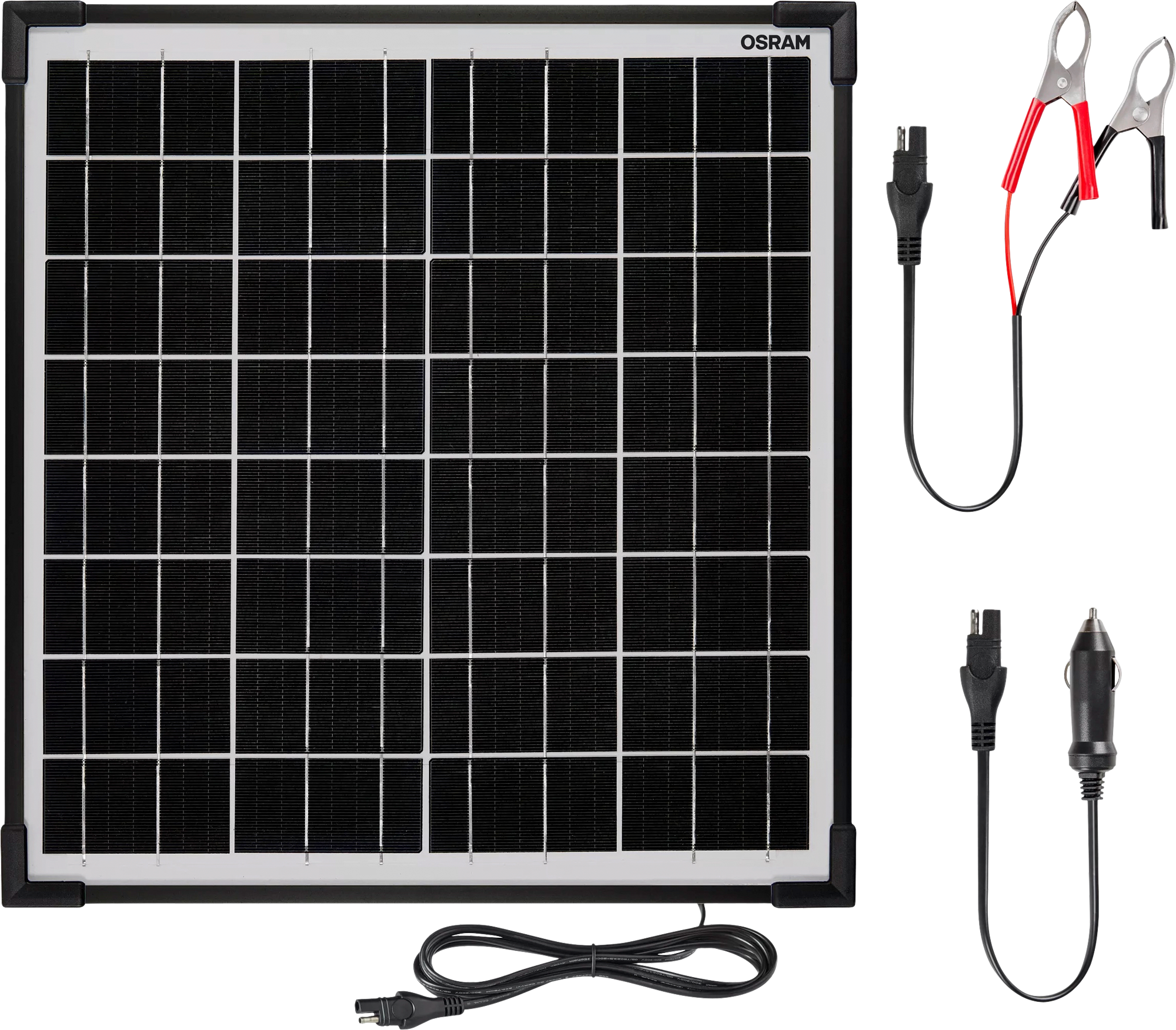 Osram Solarmodul für 12-Volt-Fahrzeuge BatteryChange Solar 20W OSP2000 - Solarmodule