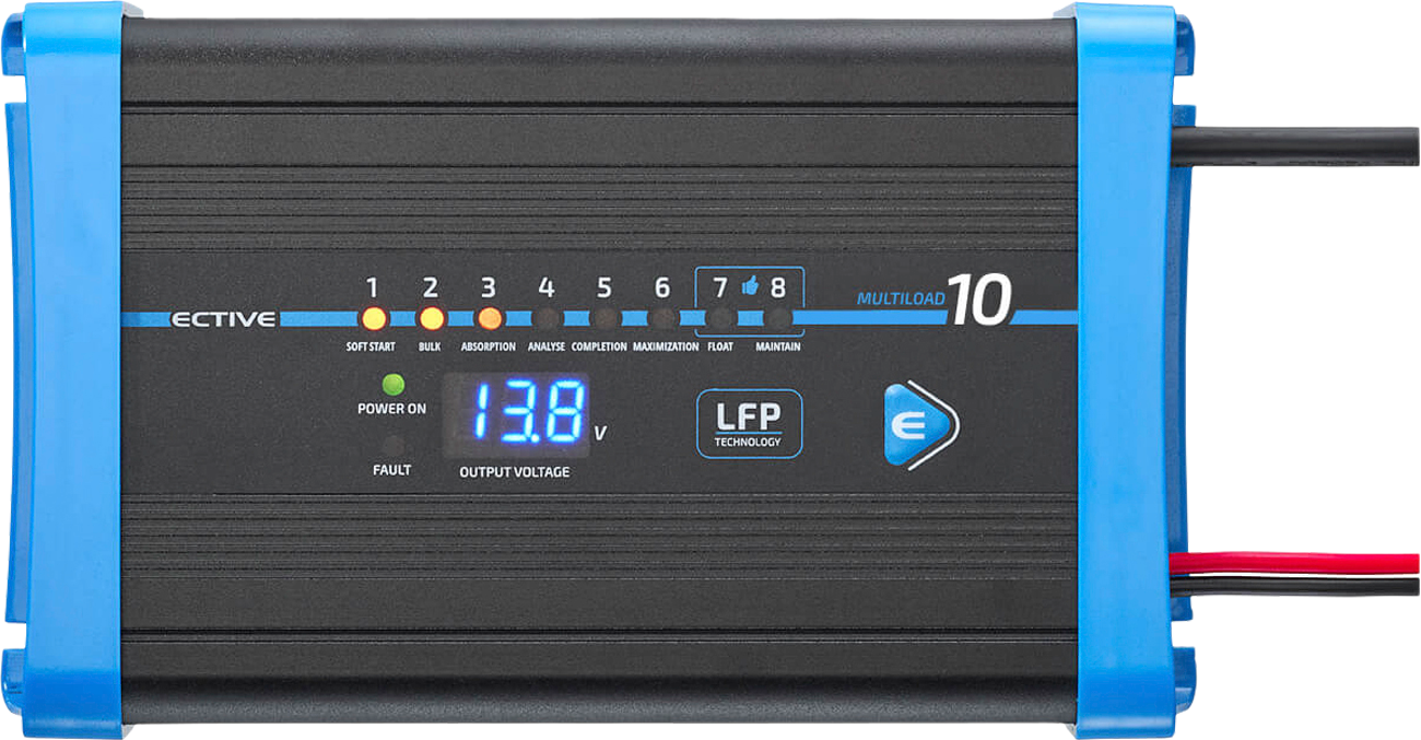 Ective Multiload LFP Ladegerät für LiFePO4-Batterie 12 V 10 LPF - Batterie-Ladegeräte