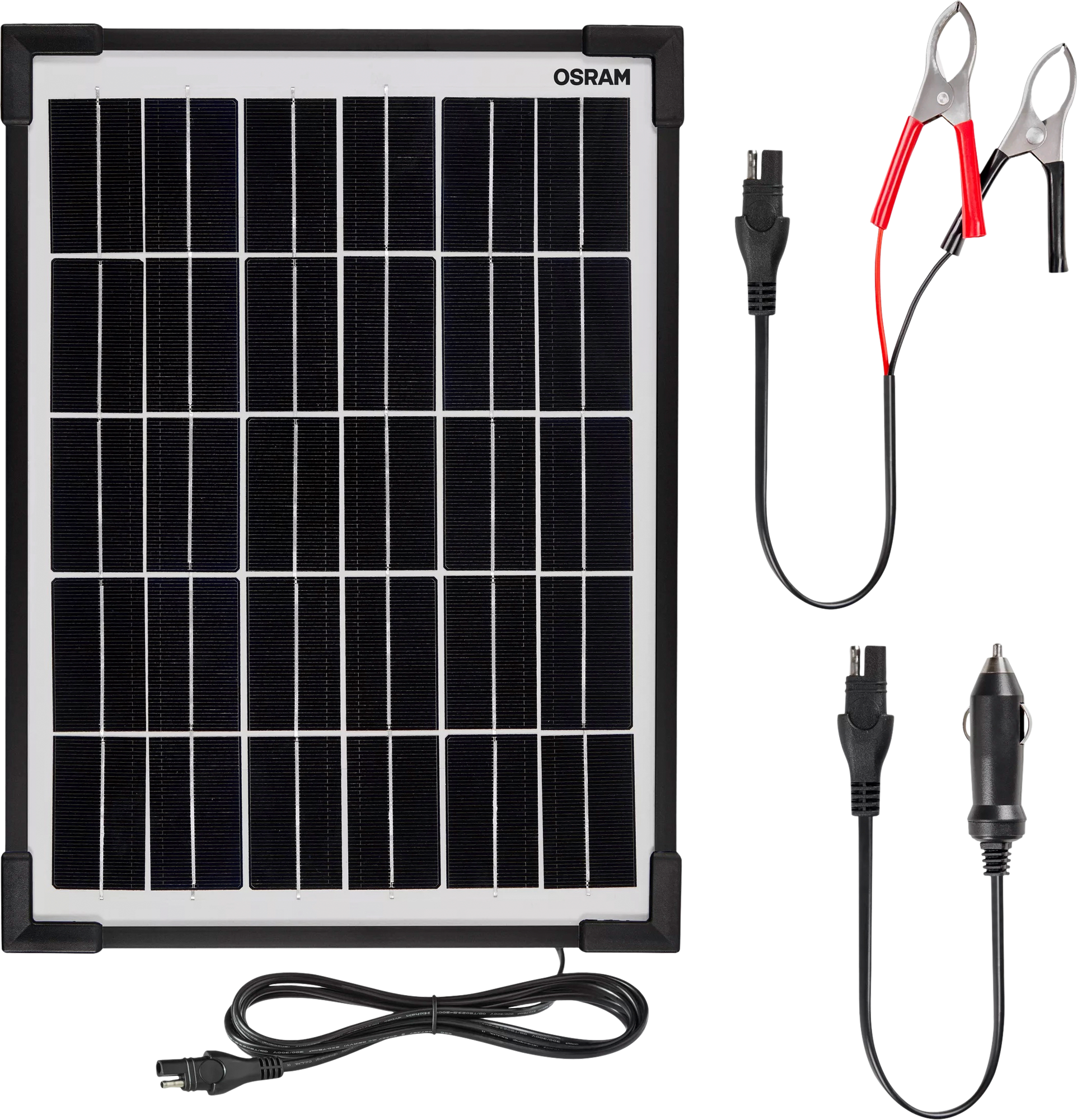 Osram Solarmodul für 12-Volt-Fahrzeuge BatteryChange Solar 10W OSP1000 - Solarmodule