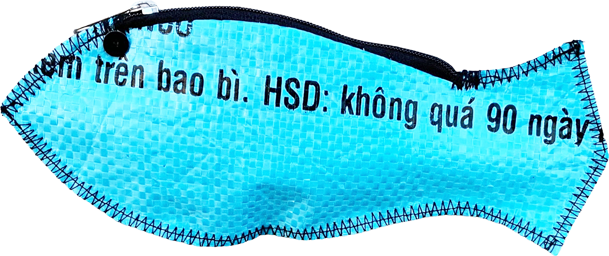 Beadbags Fisch Geldbörse hellblau