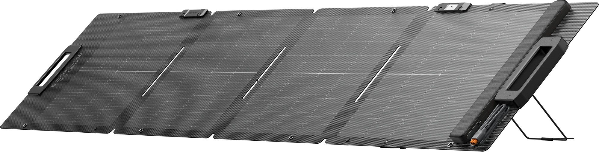 EcoFlow leichtes tragbares bifaziales Solarpanel mit XT60 und IP68 Leistung 110 W - Solarmodule