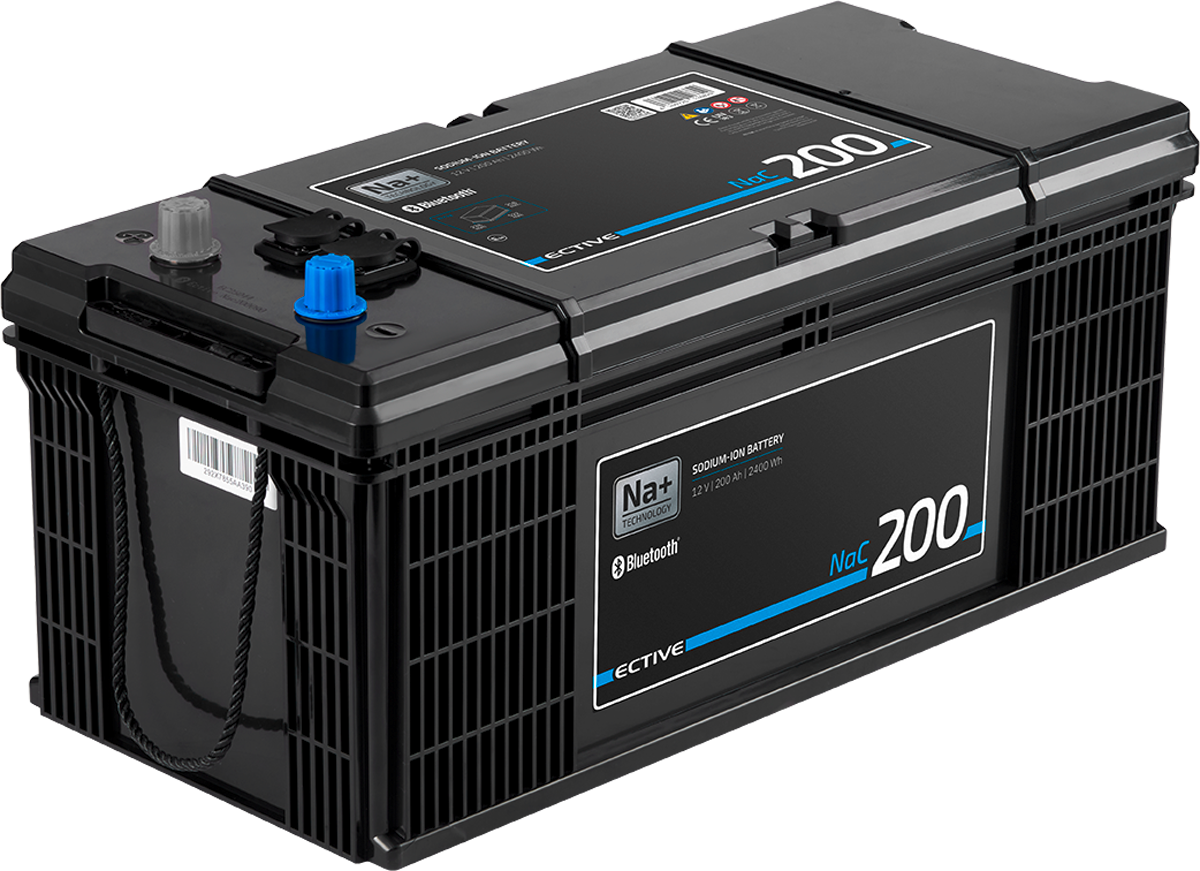 Ective NaC BT Natrium Versorgungsbatterie mit CoreTech BMS 12V / 200 Ah - Fahrzeug-Batterien