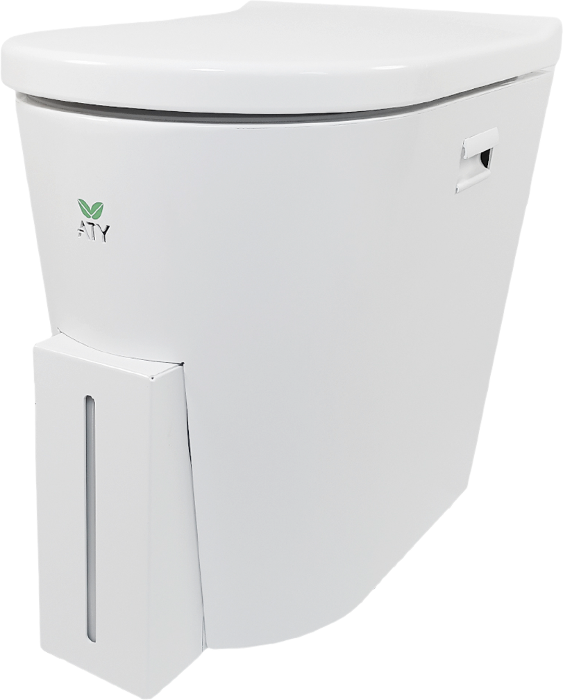 ATY Move Trenntoilette aus Metall mit Beutel - Trenntoiletten von ToMTuR