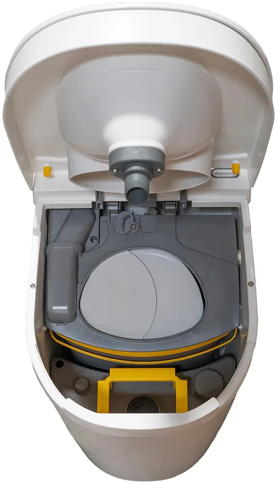 Separett Tiny Trenntoilette mit Urinkanister 12 V / 110–230 V - Einbautoiletten