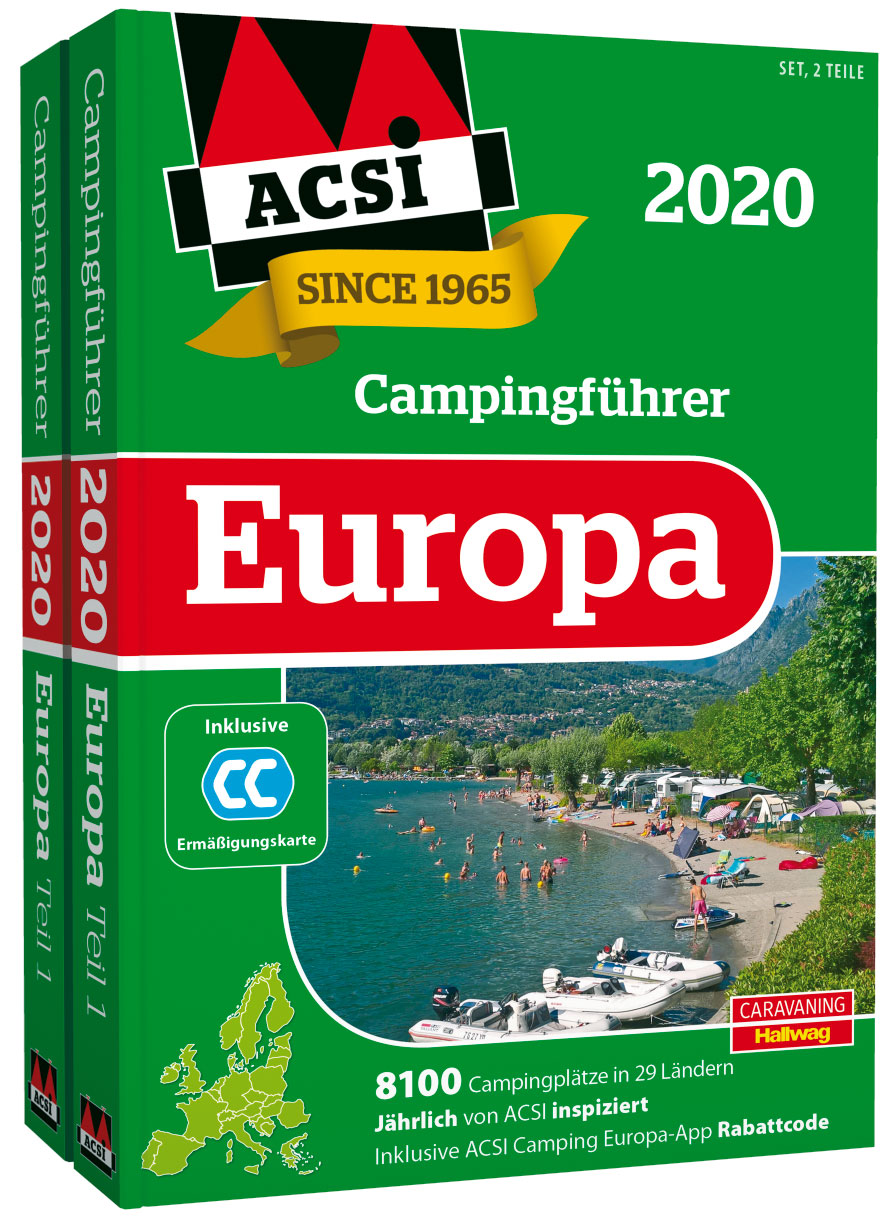 ACSI Campingführer Europa 2020 inkl. CampingCard ...
