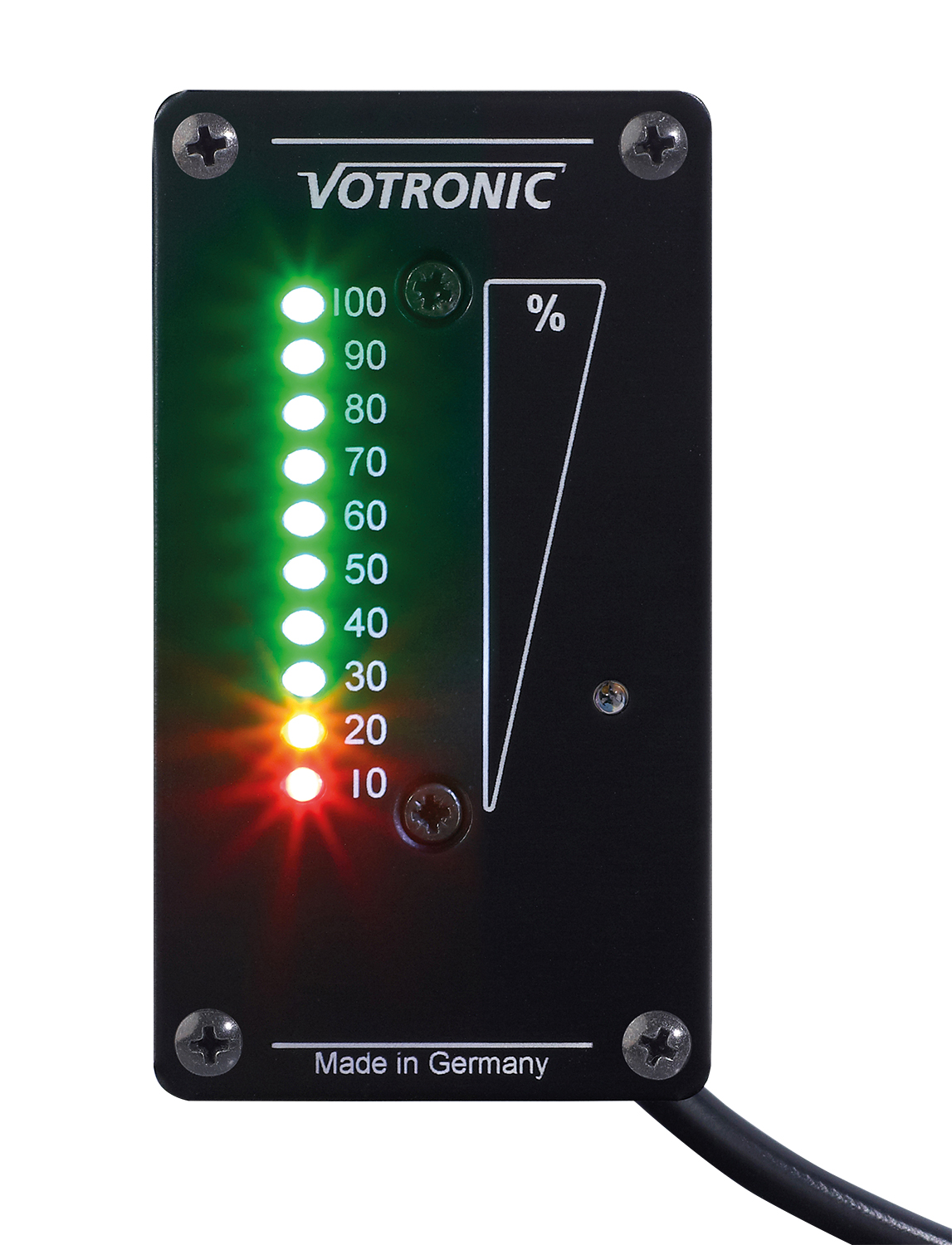 Votronic LED Tank Display HE 420 für Einsatz- und Feuerwehrfahrzeuge - Batteriecomputer & Anzeigepanele