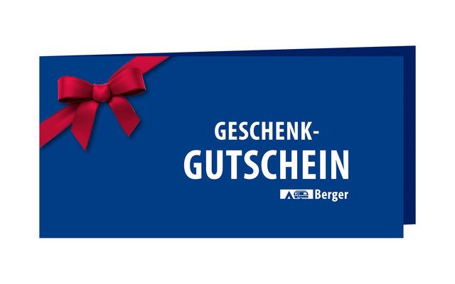 50,- Euro Berger Geschenkgutschein