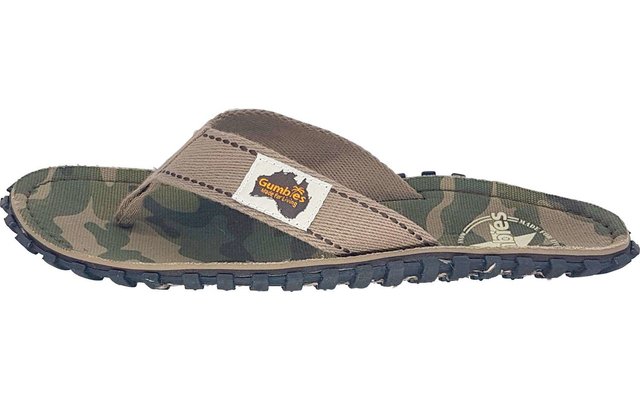 Gumbies Zehenstegsandale Camouflage