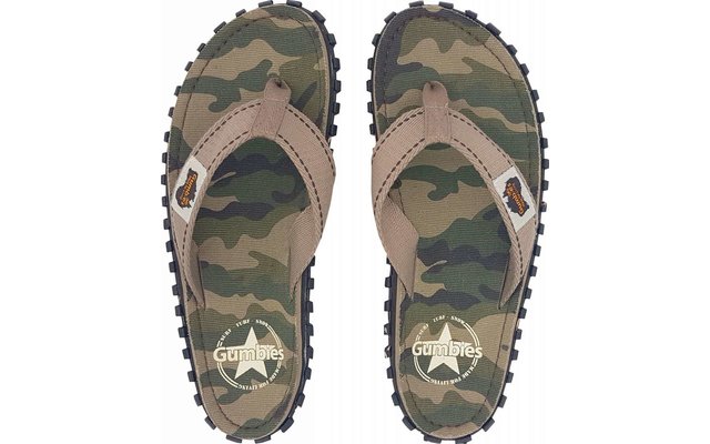 Gumbies Zehenstegsandale Camouflage